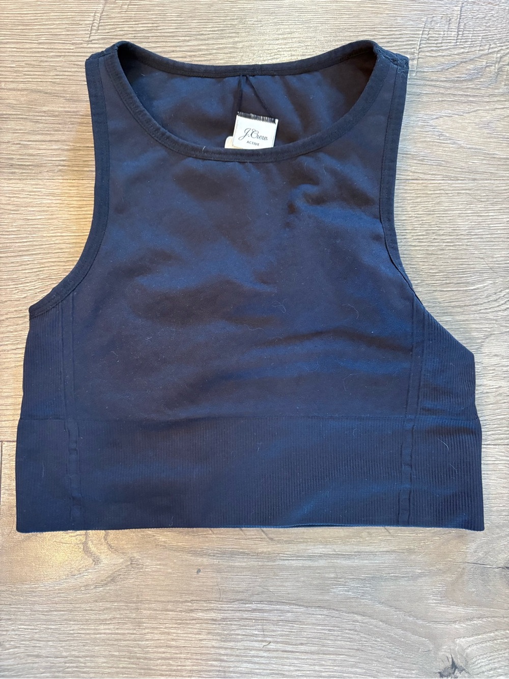 J. Crew Active Black Tank Top